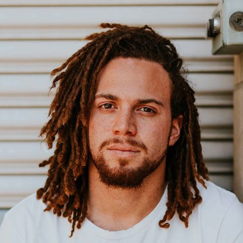 Bearded Man with Dreadlocks Bearded Man with Dreadlocks